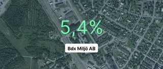 Kraftig ökning av resultatet för Bdx Miljö AB