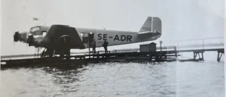 En gång i tiden lade flygplanen till vid Tofta-bryggan