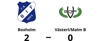 Benjamin Björkegren och Simon Larsson matchvinnare när Boxholm vann