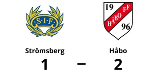Axel Larsson enda målskytt när Strömsberg föll