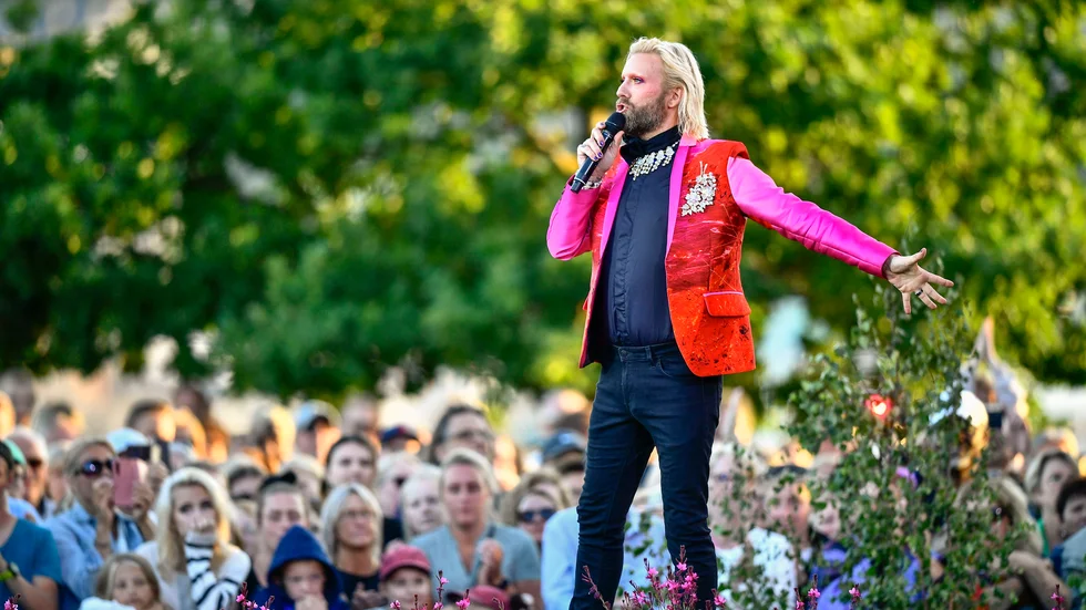 Rickard Söderberg på "Allsång på Skansen" 2023. Arkivbild.