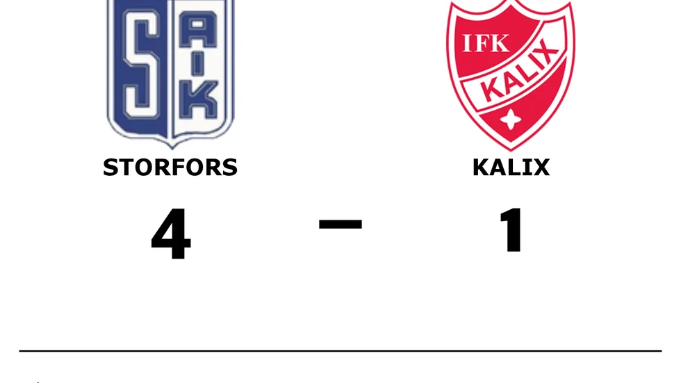 Storfors vann mot IFK Kalix