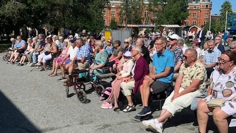 Tornedalsgillet i Luleå firade Tornedalingarnas dag redan dagen innan det officiella firandet den 15 juli.