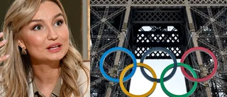 Uppsalaglans när Ebba Busch drar på OS-invigningen 