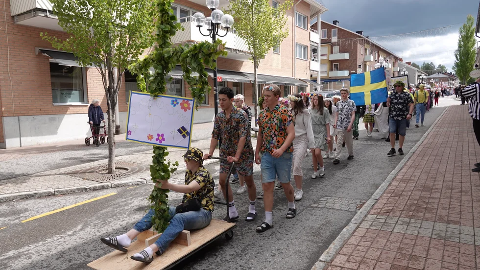Eleverna visade upp både fina och fyndiga kosytmer. 