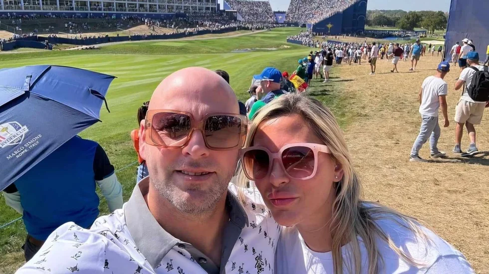 Jeanette Bouvin Nygren tillsammans med hennes man Jimmy Nygren.