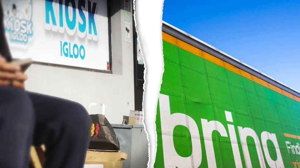 Paketleverantören Bring har valt att avsluta sitt samarbete med Kiosk Igloo med omedelbar verkan.