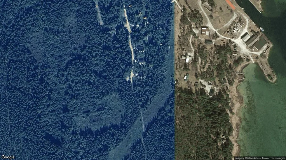 Området kring Rute Hollandarvägen 27