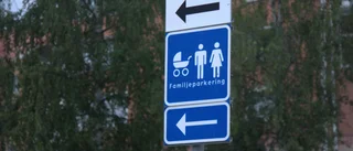 Vansinnig på de som inte respekterar familjeparkeringarna