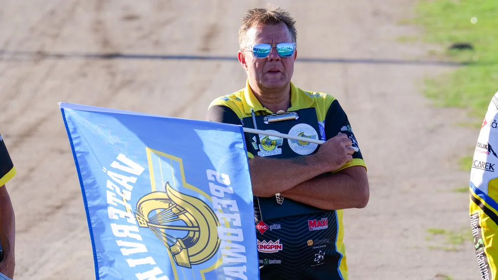 Sportchefen och lagledaren Morgan Andersson andas Västervik Speedway och vill inget hellre än att vinna ett SM-guld med klubben. "Vi ska vinna på ett sportsligt pch rättvist sätt", säger han.