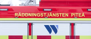 Larm om brand på äldreboende i Piteå