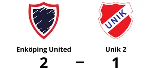Enköping United avgjorde i andra halvlek mot Unik 2