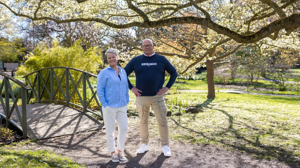Maria Sondell och hennes man Mikael etablerar HusmanHagberg på Gotland.
