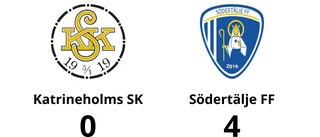 Katrineholms SK besegrades på hemmaplan av Södertälje FF