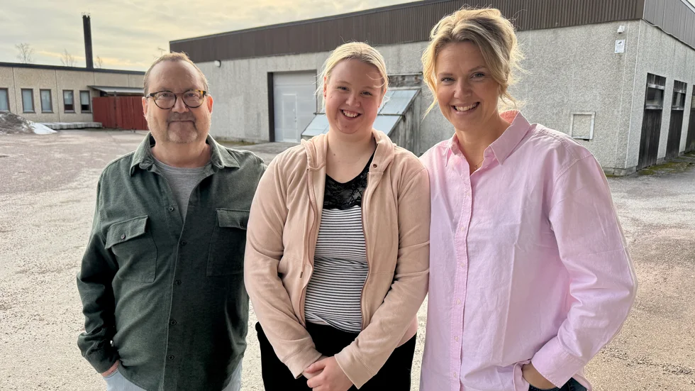 Olle Söderberg, Molly Söderholm och Linn Gotthardsson gästade Duveholmsgymnasiets anpassade gymnasieskola för att berätta om hur bra det kan vara att ha en kontaktperson.