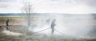 Brand uppstod vid biluthyrningsfirma