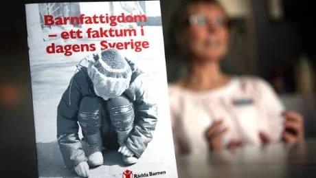 Rapport. Rädda Barnen har presenterat sin undersökning sedan 2002. De första åren märkte de att barnfattigdomen minskade, för att under 2008 och 2009 öka. foto: tobias wallström