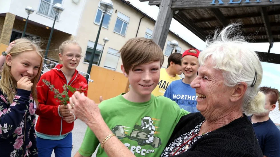 Loke Nordesjö är ärlig: "Hon är gammal men bra" i sin beskrivning av Birgitta som lärare.