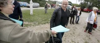 Protesterar för att rädda Ojnareskogen
