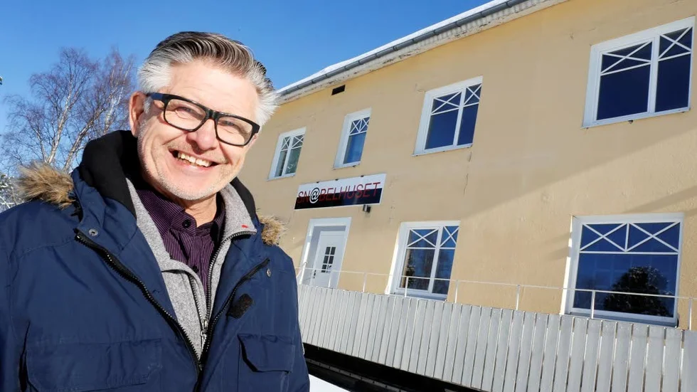 Stolt. Ivan Berggren, distriktschef på Folkuniversitetet, är stolt över att kunna öppna Snabelhuset.