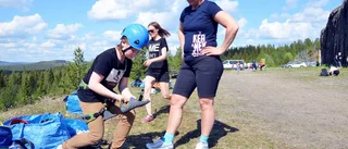 Toppen med uteklättring på Åberget