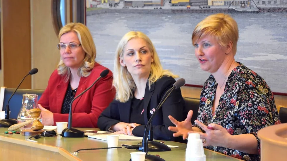 Utfrågade. Lenita Ericsson, Emma Engelmark och en självkritisk Carina Sammeli.
