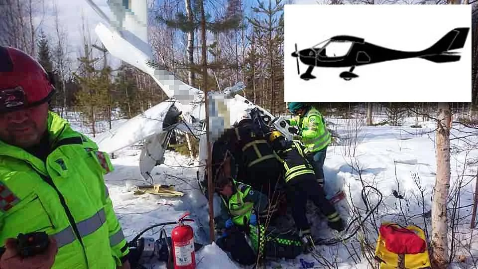 Flygkraschen. Två personer skadades när ett flygplan störtade utanför Älvsbyn på lördagen. Flygplansmodelle är ett ultralätt flygplan som ingår i klassen CTSW, kortvingat flygplan (shortwing).