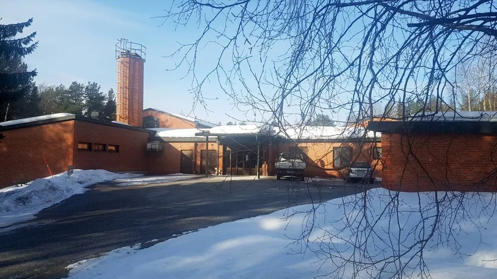 Krematoriet vid Örnäsets kyrkogård.