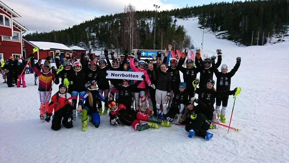 Norrbotten hade den största truppen och här ses stora delar av den.