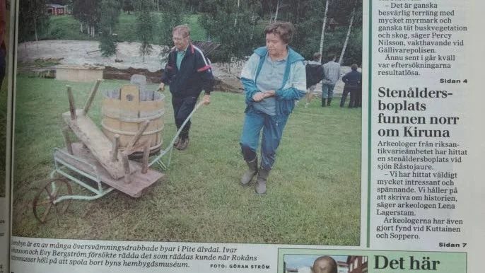 Svenskt regnrekord. Så här skildrades nederbörden i tidningarna.