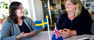 Eva får träffa sin brevvän från Australien