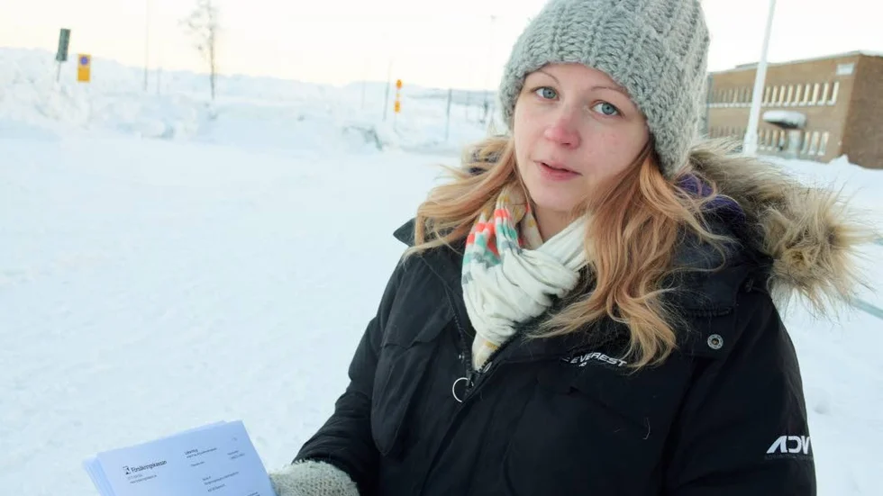 Desperat. Erika Johansson säger sig vara desperat. Hennes kropp klarar inte ett åtta-timmarsjobb. Det är enda alternativet just nu efter utförsäkran.