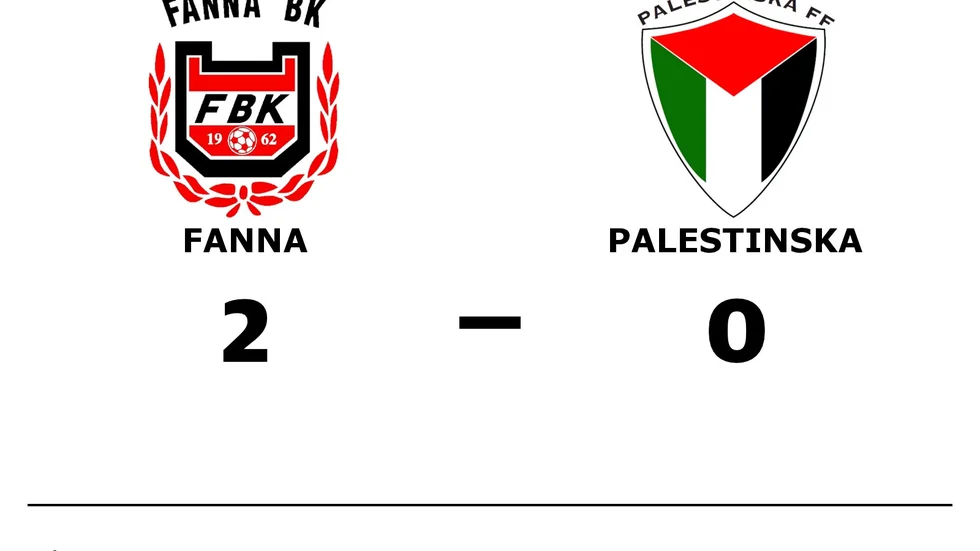 Fanna BK vann mot Palestinska FF