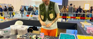 Legofestivalen – slutsåld • TV4-profilen på plats – "Jag ska bygga ett påskbadhusdisco"