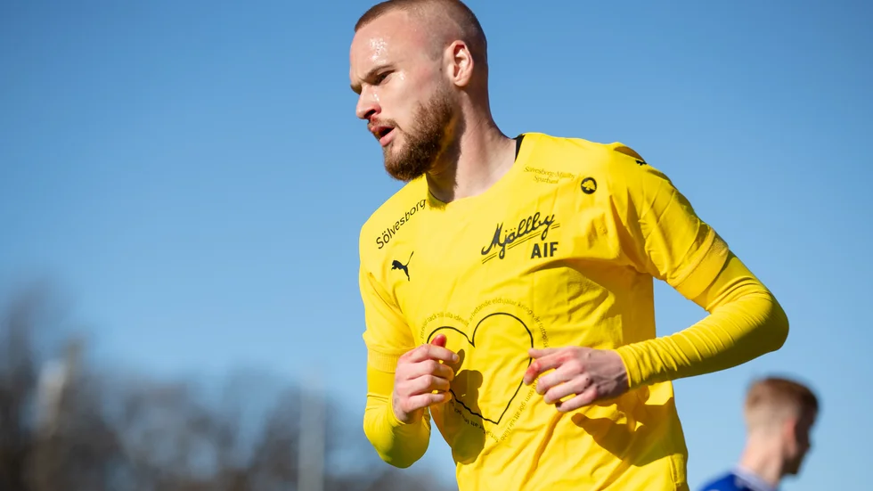 Adam Ståhl bytte Sirius mot Mjällby under vintern. 
