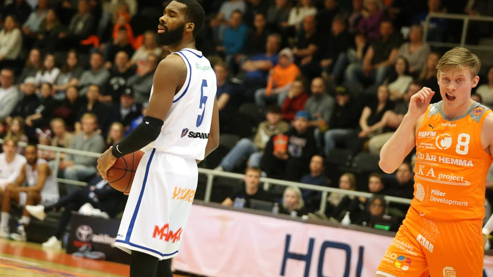 BC Luleå borta mot Norrköping Dolphins, Tavarius Shine.