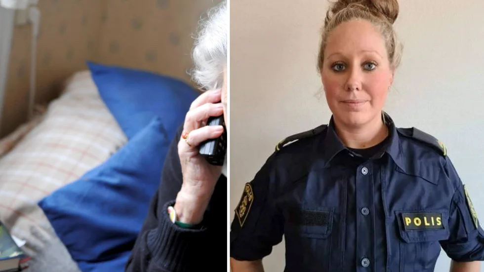 Maria Karlsson arbetar brottsförebyggande i polisregion Mitt. Som UNT nyligen rapporterat uppger Maria Karlsson att det verkar ha blivit fler som avspisar bedragarna. 