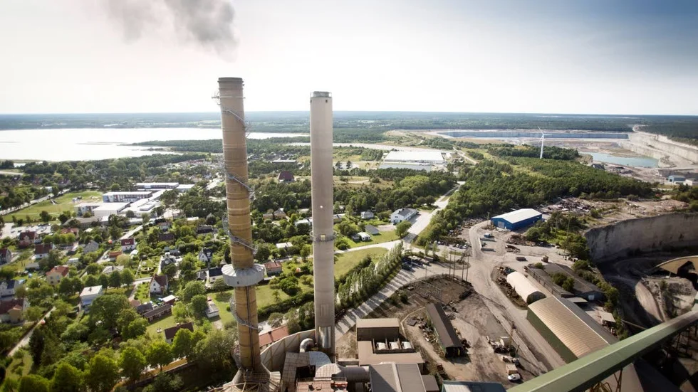 Cementas fabrik i Slite.