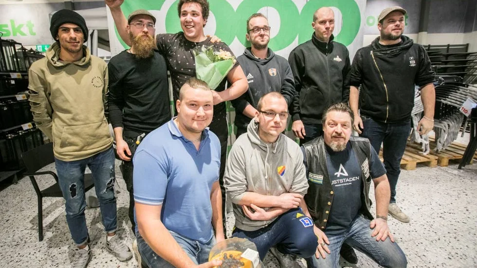 Samtliga killar som deltog i tävlingen.
