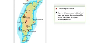 KARTA Här smittades gotlänningar