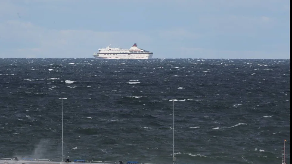 M/S Viking CInderellas passagerare kom inte i land i Visby.