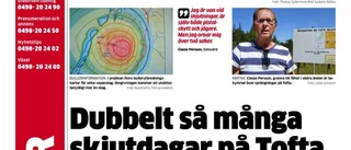 Försvarets våta filt breder ut sig