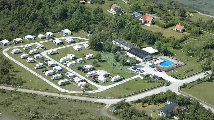Campingen i Burgsvik ligger nu ute till försäljning.