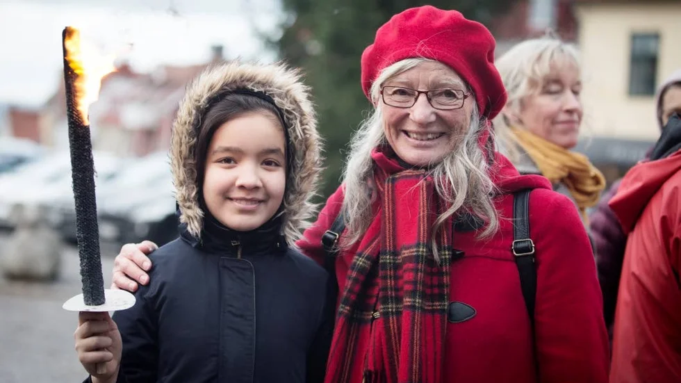 Kerstin Blomberg och Mohadese Hashemi,, som fått tre utvisningsbeslut.