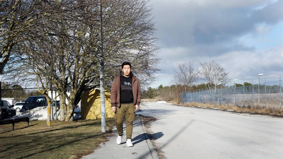 Visby. För tillfället bor Mohammad Nouri, men som för många andra är framtiden oviss.