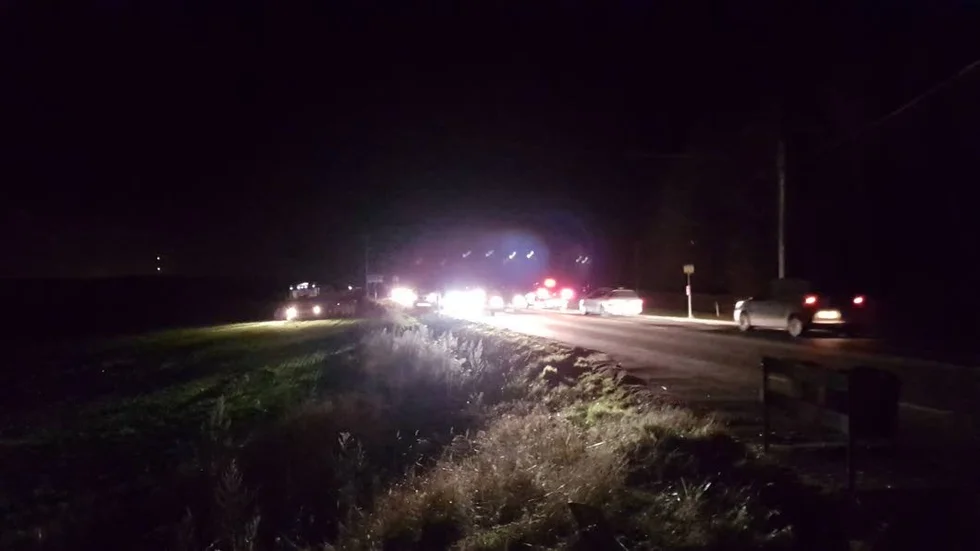 Olycka på länsväg 143.