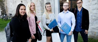 500 studenter tågade genom Visby