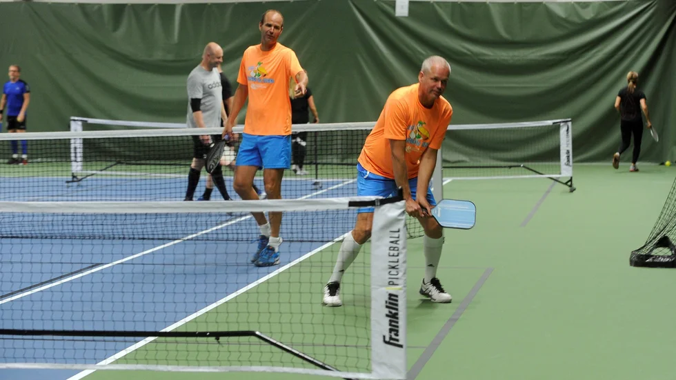 Axel Irestedt och Kenneth Dahlin är hemma från Florida där de spelat i US Open. Axel fick med sig en prischeck på 500 dollar. "Min var bara på 25 dollar", säger Kenneth med ett skratt.