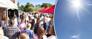 Värme och sol lagom till helgens lediga timmar