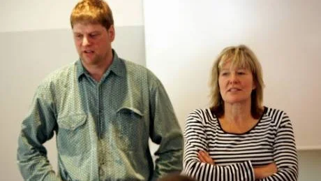 Magnus Ahlsten och Ilse Hallgren. arkivbild: tommy  söderlund